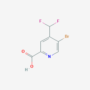 5-Bromo-4-(difluoromethyl)pyridine-2-carboxylic acid