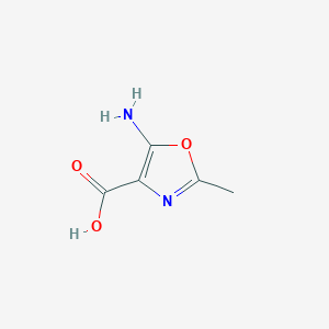 molecular formula C5H6N2O3 B13571047 5-Amino-2-methyl-1,3-oxazole-4-carboxylic acid 