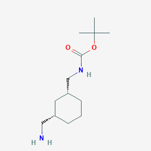 rac-tert-butyl N-{[(1R,3S)-3-(aminomethyl)cyclohexyl]methyl}carbamate