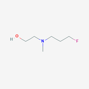 2-[(3-Fluoropropyl)(methyl)amino]ethan-1-ol