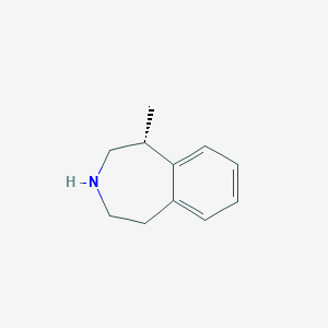 1H-3-Benzazepine, 2,3,4,5-tetrahydro-1-methyl-, (1R)-