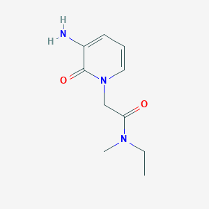 2-(3-Amino-2-oxopyridin-1(2h)-yl)-N-ethyl-N-methylacetamide