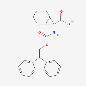 7-({[(9H-fluoren-9-yl)methoxy]carbonyl}amino)bicyclo[4.1.0]heptane-7-carboxylicacid