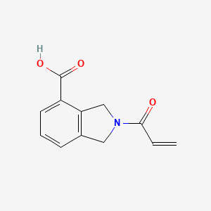 2-(prop-2-enoyl)-2,3-dihydro-1H-isoindole-4-carboxylicacid