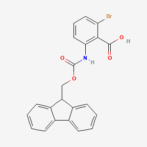 2-((((9H-Fluoren-9-yl)methoxy)carbonyl)amino)-6-bromobenzoic acid