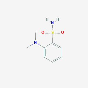 molecular formula C8H12N2O2S B13571251 2-(Dimethylamino)benzenesulfonamide 