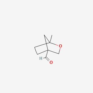 molecular formula C8H12O2 B13571282 1-Methyl-2-oxabicyclo[2.2.1]heptane-4-carbaldehyde 