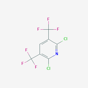 molecular formula C7HCl2F6N B135713 2,6-二氯-3,5-双(三氟甲基)吡啶 CAS No. 142889-02-9