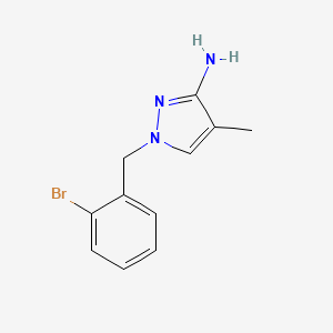 1-(2-Bromobenzyl)-4-methyl-1h-pyrazol-3-amine