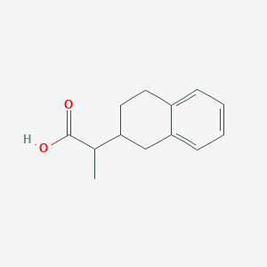 2-(1,2,3,4-Tetrahydronaphthalen-2-yl)propanoic acid