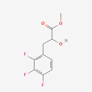 molecular formula C10H9F3O3 B13571388 Methyl 2-hydroxy-3-(2,3,4-trifluorophenyl)propanoate 