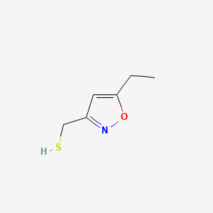 (5-Ethyl-1,2-oxazol-3-yl)methanethiol