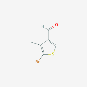 5-Bromo-4-methylthiophene-3-carbaldehyde