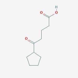 molecular formula C10H16O3 B1357146 5-Cyclopentyl-5-oxovaleric acid CAS No. 23609-43-0