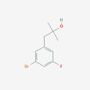 1-(3-Bromo-5-fluorophenyl)-2-methylpropan-2-ol