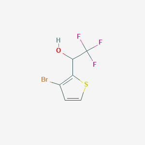 1-(3-Bromothiophen-2-yl)-2,2,2-trifluoroethan-1-ol