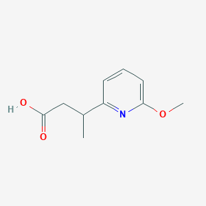 3-(6-Methoxypyridin-2-yl)butanoic acid