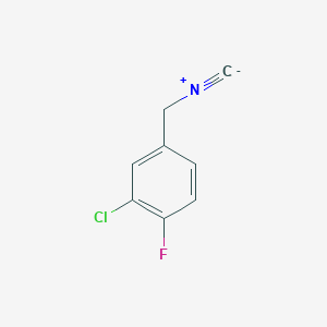 2-Chloro-1-fluoro-4-(isocyanomethyl)benzene