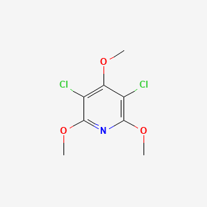 molecular formula C8H9Cl2NO3 B1357150 3,5-二氯-2,4,6-三甲氧基吡啶 CAS No. 2412-97-7