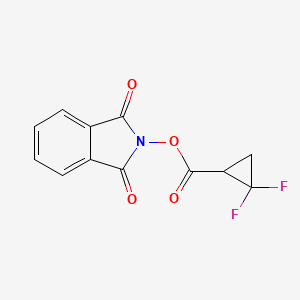 (1,3-dioxoisoindol-2-yl) 2,2-difluorocyclopropane-1-carboxylate