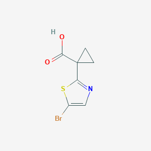 1-(5-Bromo-2-thiazolyl)cyclopropanecarboxylic acid