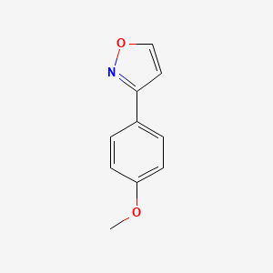 molecular formula C10H9NO2 B1357155 3-(4-甲氧基苯基)异噁唑 CAS No. 61428-20-4