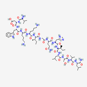 molecular formula C77H127N21O18 B1357156 Polistes mastoparan CAS No. 74129-19-4