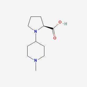 (2S)-1-(1-methylpiperidin-4-yl)pyrrolidine-2-carboxylic acid