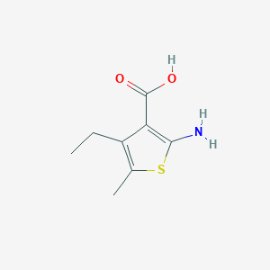 2-Amino-4-ethyl-5-methylthiophene-3-carboxylic acid