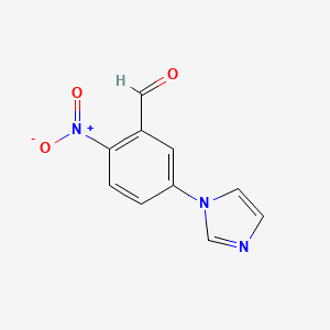 5-Imidazol-1-yl-2-nitrobenzaldehyde