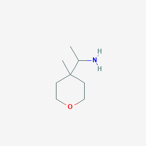 1-(4-Methyloxan-4-yl)ethan-1-amine