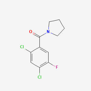 1-(2,4-Dichloro-5-fluorobenzoyl)pyrrolidine