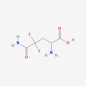 molecular formula C5H8F2N2O3 B13571644 4-Difluoroglutamine 