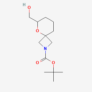 Tert-butyl 6-(hydroxymethyl)-5-oxa-2-azaspiro[3.5]nonane-2-carboxylate