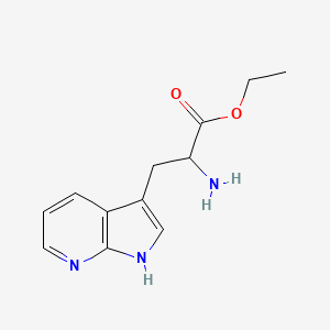 ethyl 2-amino-3-(1H-pyrrolo[2,3-b]pyridin-3-yl)propanoate