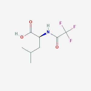 molecular formula C8H12F3NO3 B13571718 Trifluoracetyl-L-leucin 