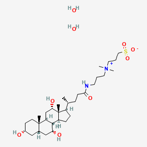 molecular formula C32H62N2O9S B1357174 3-[(3-胆酰胺基丙基)二甲基铵]-1-丙磺酸盐水合物 CAS No. 313223-04-0