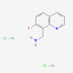 1-(7-Fluoroquinolin-8-yl)methanaminedihydrochloride