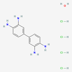 molecular formula C12H17ClN4O B1357176 3,3'-二氨基联苯四盐酸盐水合物 CAS No. 868272-85-9