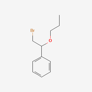 Benzene, (2-bromo-1-propoxyethyl)-