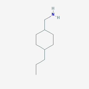 molecular formula C10H21N B13571796 4-propylCyclohexanemethanamine 