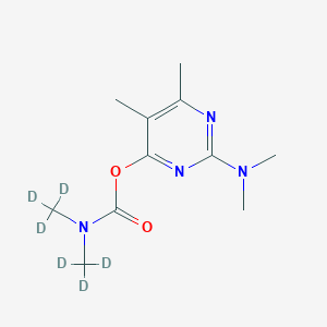 molecular formula C11H18N4O2 B1357182 吡虫啉 D6（二甲基氨基甲酸酯 D6） CAS No. 1015854-66-6
