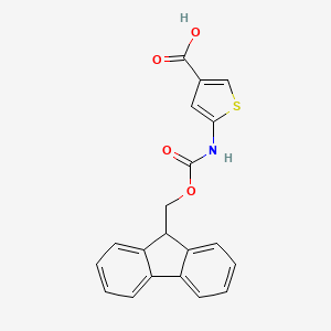 5-({[(9H-fluoren-9-yl)methoxy]carbonyl}amino)thiophene-3-carboxylicacid