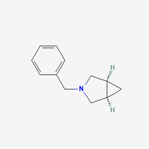 molecular formula C12H15N B13571889 (1R,5S)-3-benzyl-3-azabicyclo[3.1.0]hexane 