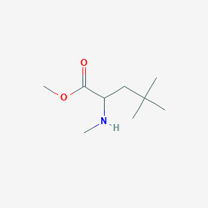 Methyl 4,4-dimethyl-2-(methylamino)pentanoate