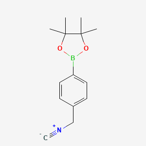 2-(4-(Isocyanomethyl)phenyl)-4,4,5,5-tetramethyl-1,3,2-dioxaborolane