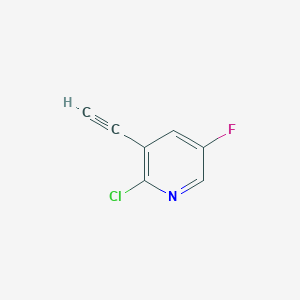 2-Chloro-3-ethynyl-5-fluoropyridine