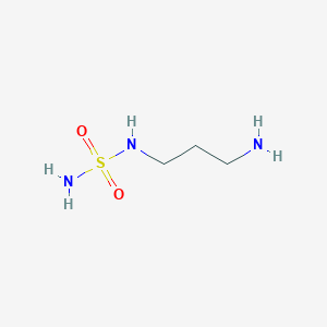 molecular formula C3H11N3O2S B13571967 N-(3-Aminopropyl)sulfamide 