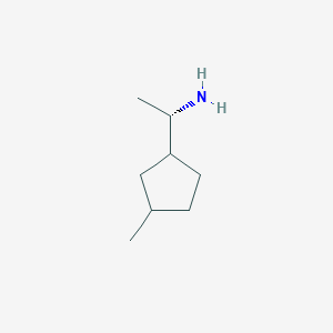 (1S)-1-(3-methylcyclopentyl)ethan-1-amine