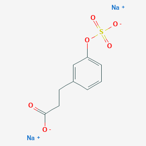 Disodium 3-[3-(sulfooxy)phenyl]propanoate